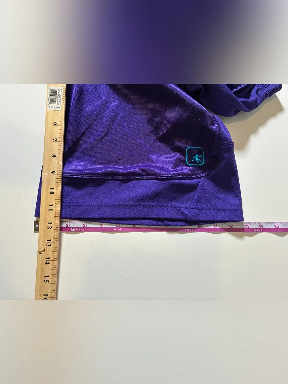 AND1 Purple Dazzle Basketball Shorts Men's Small
